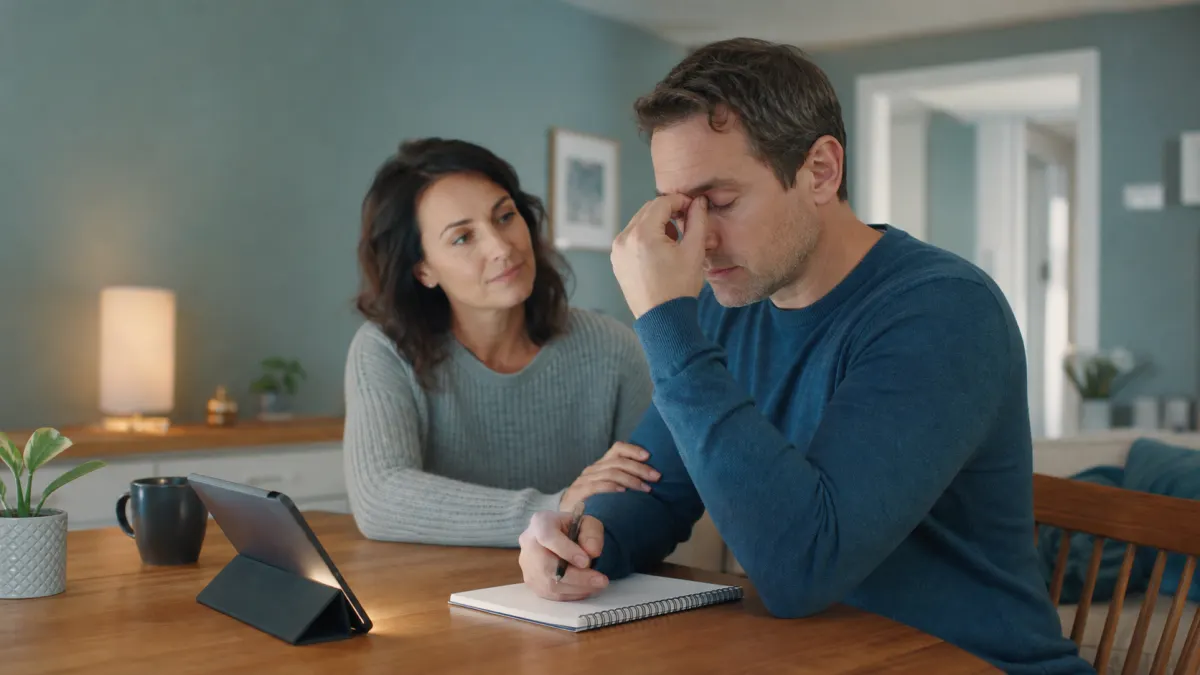 North York adult pacing visual work at home while recovering from a concussion