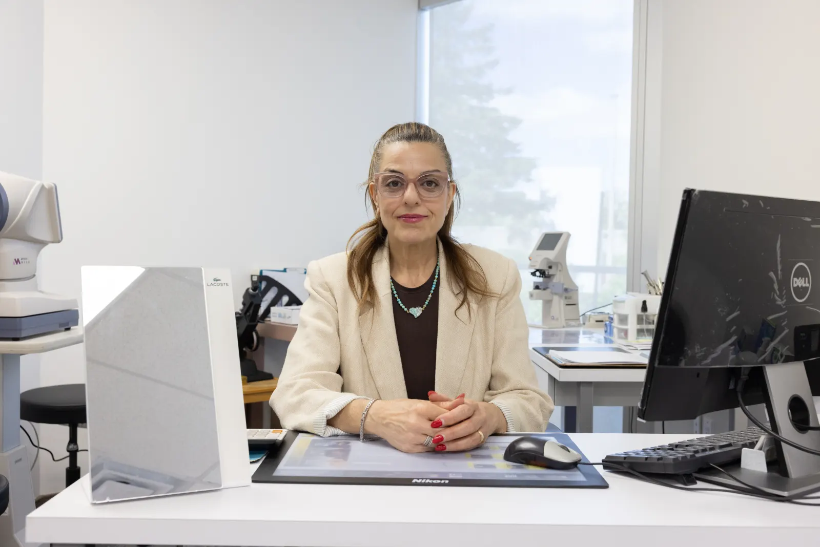 Optima Eye Care team member in the clinic
